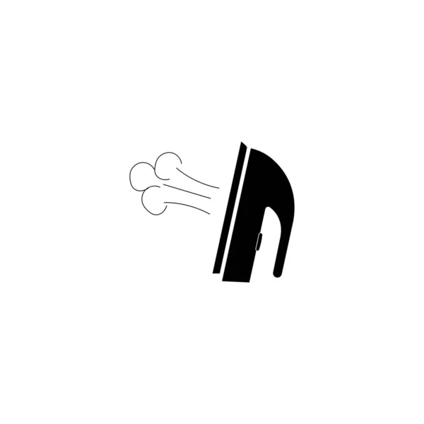 Железный Дизайн Логотипа — стоковый вектор