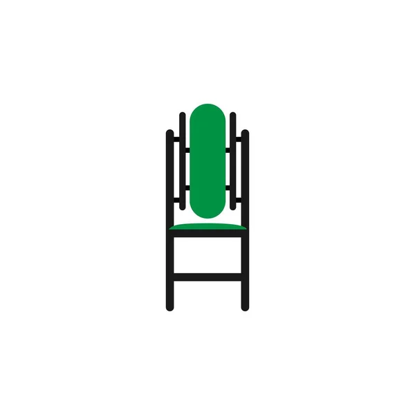 Design Ilustração Estoque Logotipo Cadeira —  Vetores de Stock