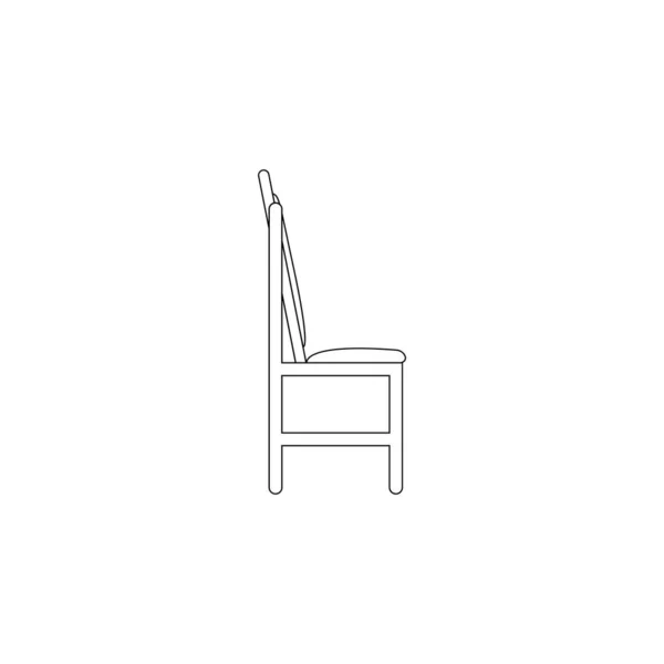 의자로 고주식 디자인 — 스톡 벡터
