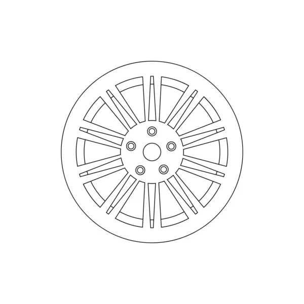 Velg Logo Illustration Stock Design — Image vectorielle