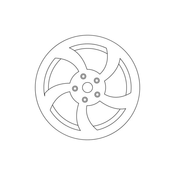 Velg Logo Stock Ilustrační Design — Stockový vektor