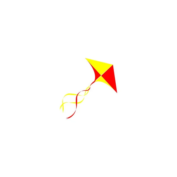 Дизайн Логотипа Воздушного Змея — стоковый вектор