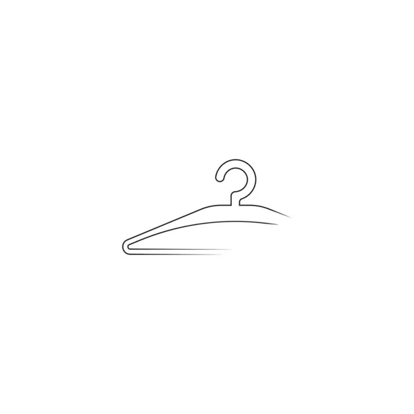 Modèle Vectoriel Conception Plate Logo Hanger — Image vectorielle