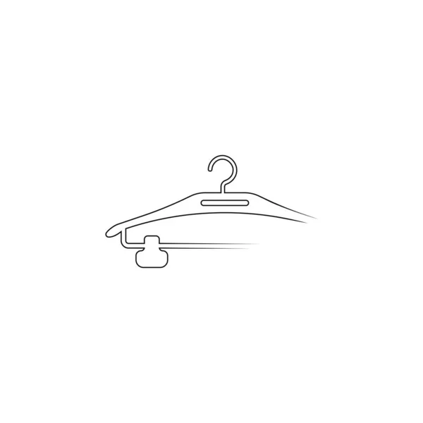 Вішак Логотип Плоский Дизайн Векторний Шаблон — стоковий вектор
