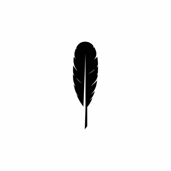 Feather Logo Stock Illustration Design — Stock Vector