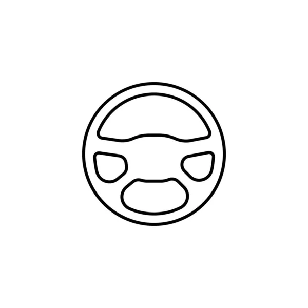 Дизайн Ілюстрації Логотипу Рульового Колеса — стоковий вектор
