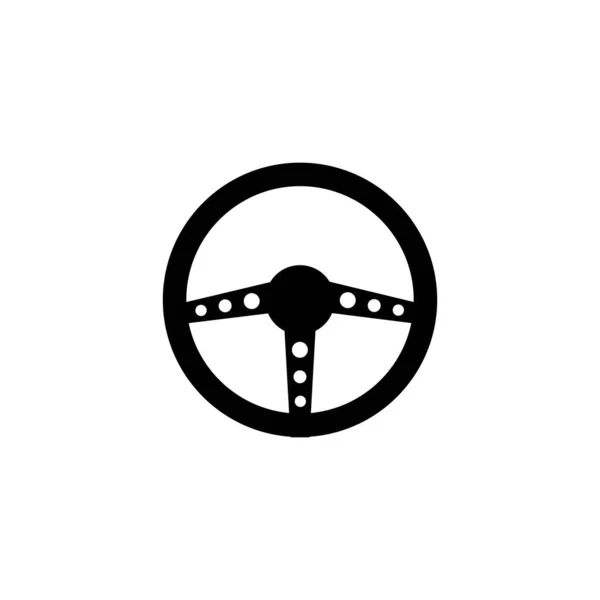 Voorraadillustratie Ontwerp Stuurwiel Logo — Stockvector