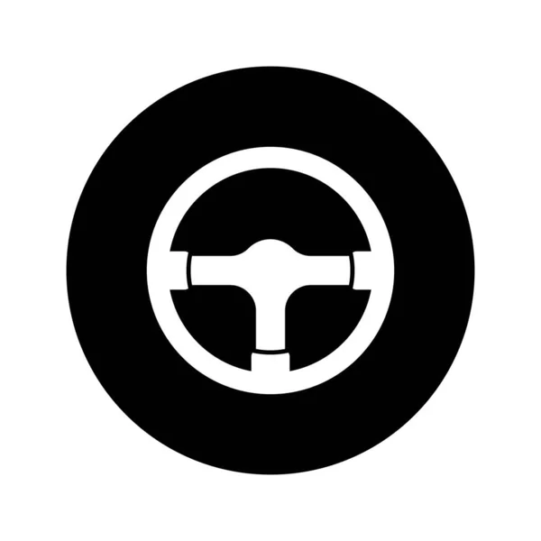 Дизайн Логотипа Рулевого Колеса — стоковый вектор