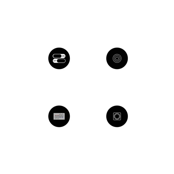Diseño Ilustración Almacenamiento Logotipo Cambio — Vector de stock