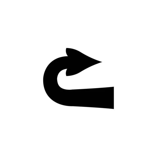 Ícone Seta Conjunto Ilustração Vetorial Design Modelo Logotipo — Vetor de Stock