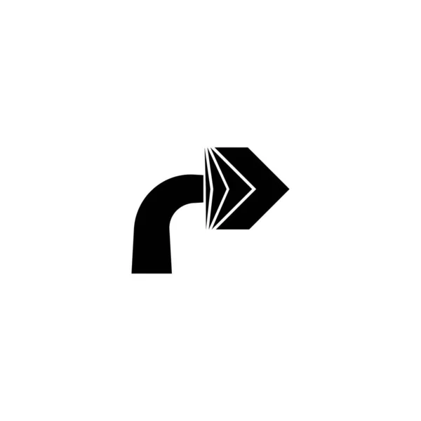 Logotipo Seta Ilustração Design — Vetor de Stock