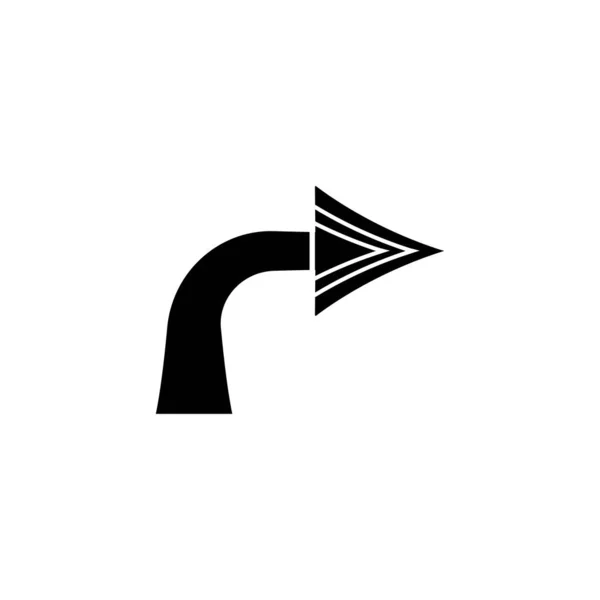 Diseño Ilustración Logo Flecha — Archivo Imágenes Vectoriales