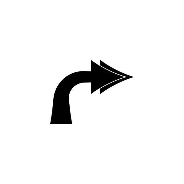 Disegno Illustrazione Logo Freccia — Vettoriale Stock