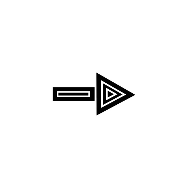 Дизайн Ілюстрації Стрілочками Логотипу — стоковий вектор