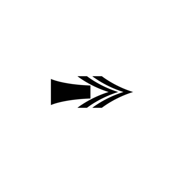 Diseño Ilustración Logo Flecha — Vector de stock