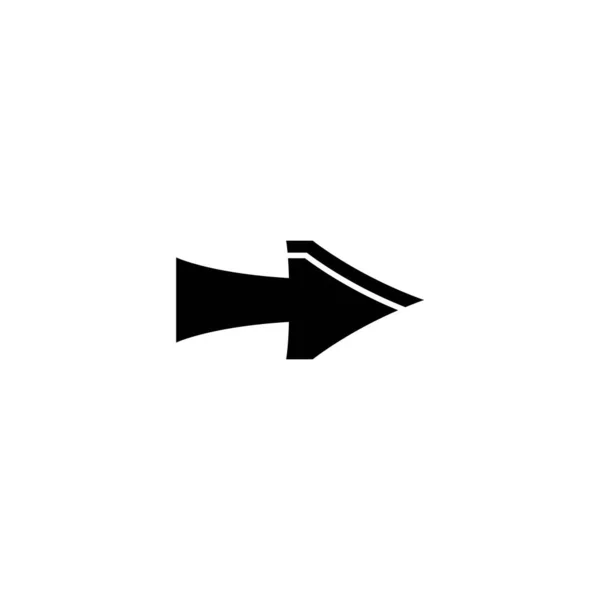 Diseño Ilustración Logo Flecha — Vector de stock