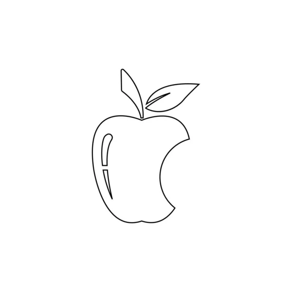 健康的苹果标识矢量插图 — 图库矢量图片