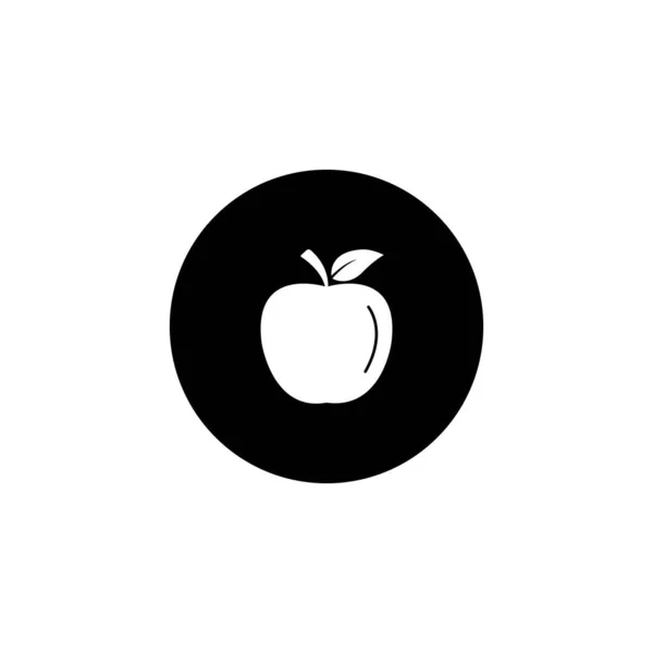 Gesunde Apple Logo Vektor Illustration — Stockvektor