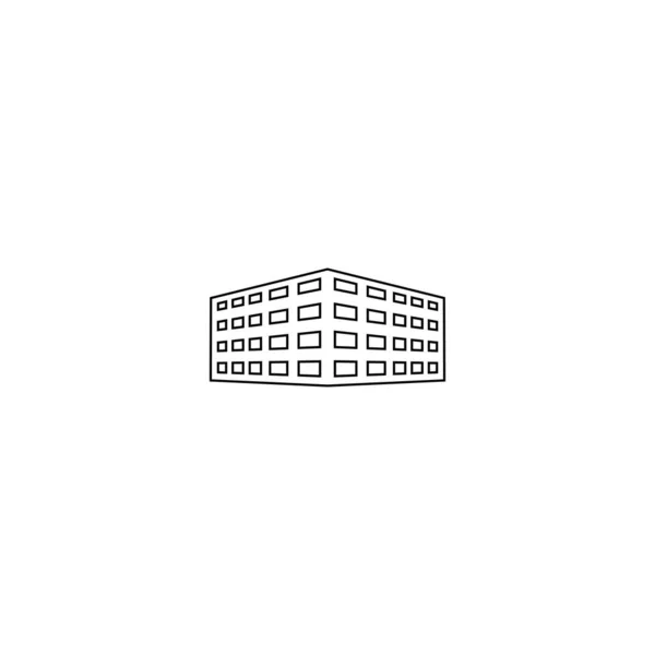 Bâtiment Logo Stock Illustration Conception — Image vectorielle