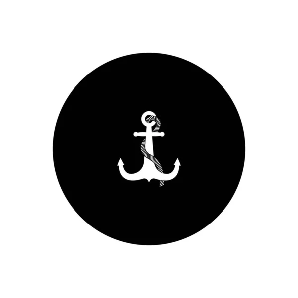 Σχεδιασμός Εικονογράφησης Λογότυπου Εικονιδίου Anchor — Διανυσματικό Αρχείο