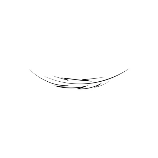 Modèle Vectoriel Logo Ilustration Plume — Image vectorielle