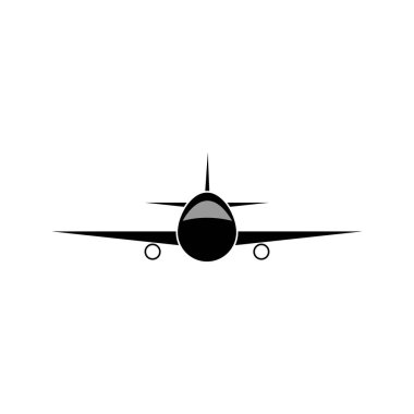 Uçak logosu illüstrasyon tasarımı