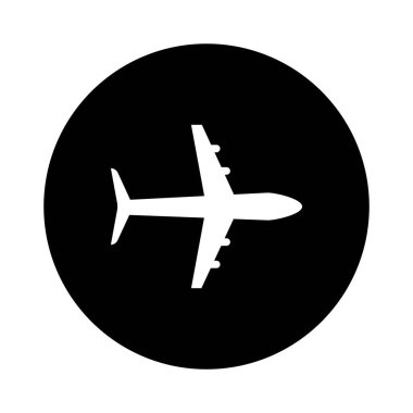 Uçak logosu illüstrasyon tasarımı