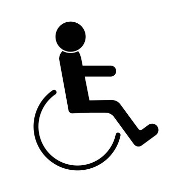 Tekerlekli sandalye logosu çizimi