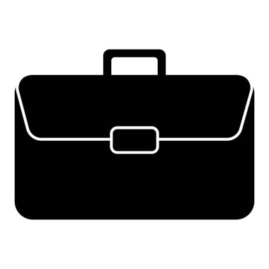 evrak çantası logosu stok illüstrasyon tasarımı