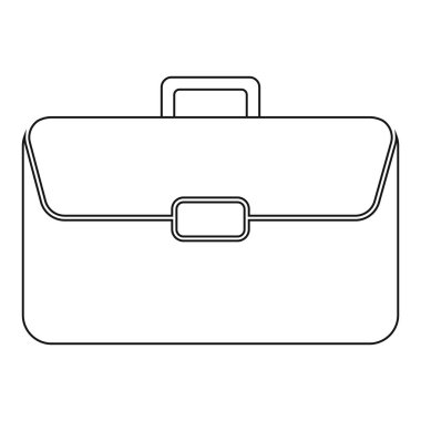 evrak çantası logosu stok illüstrasyon tasarımı