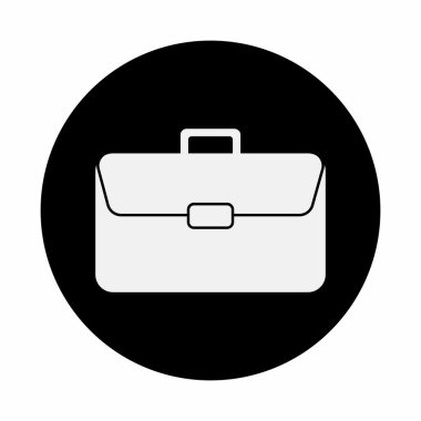 evrak çantası logosu stok illüstrasyon tasarımı