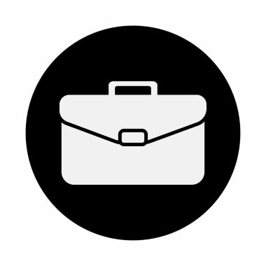 evrak çantası logosu stok illüstrasyon tasarımı