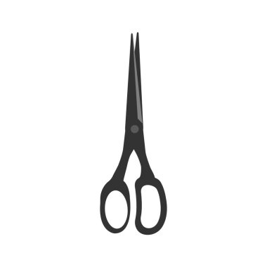 Makas logosu stok illüstrasyon tasarımı