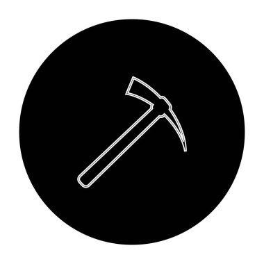 Bahçe aracı logo illüstrasyon tasarımı