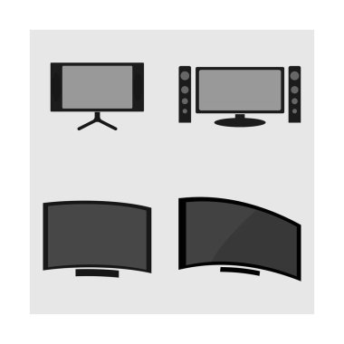 TV logosu vektör şablonu