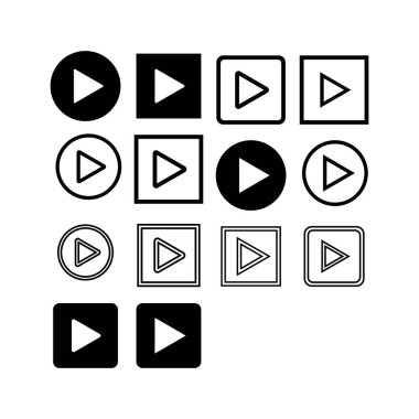 video logosu vektör şablonu