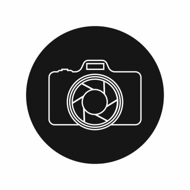 Kamera logosu illüstrasyon tasarımı