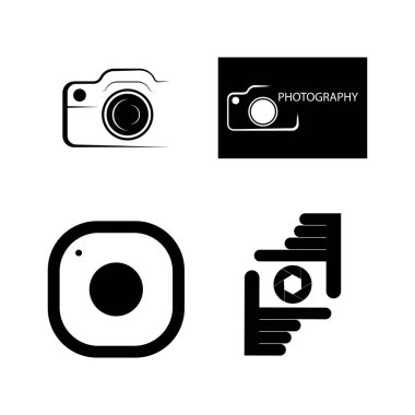 Kamera logosu illüstrasyon tasarımı