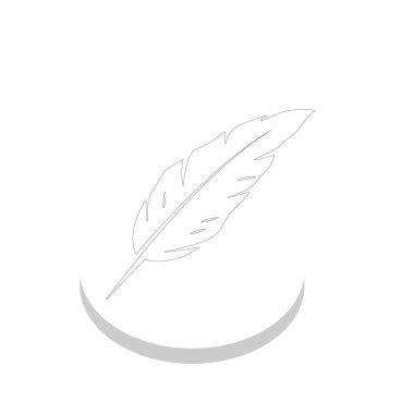 Quill art logo vektör şablonu