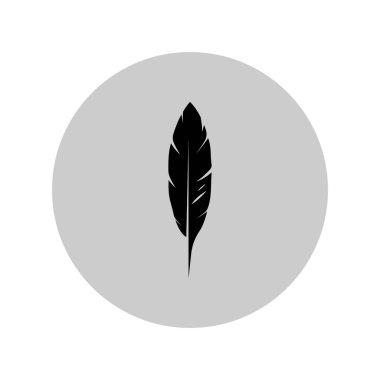 Quill art logo vektör şablonu