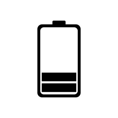 pil simgesi vektör şablonu