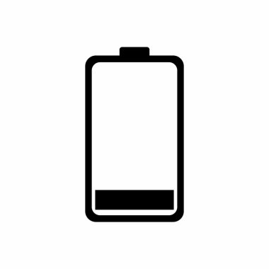 pil simgesi vektör şablonu