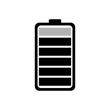 pil simgesi vektör şablonu