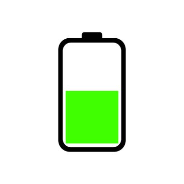 pil simgesi vektör şablonu