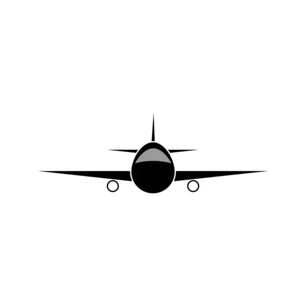 Diseño Ilustración Stock Logo Avión — Archivo Imágenes Vectoriales