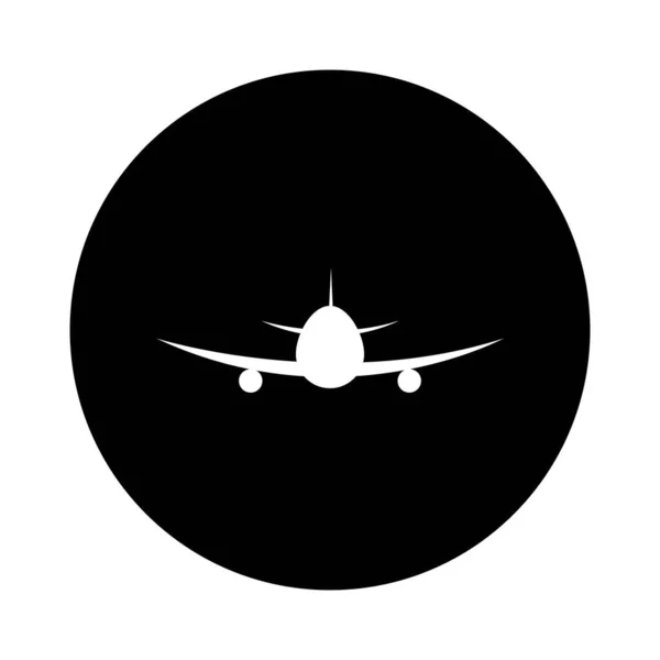 Projeto Ilustração Estoque Logotipo Avião — Vetor de Stock