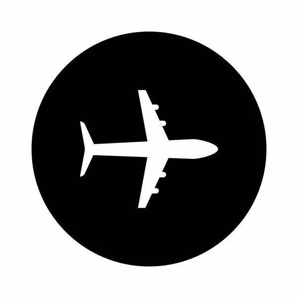 Projeto Ilustração Estoque Logotipo Avião — Vetor de Stock