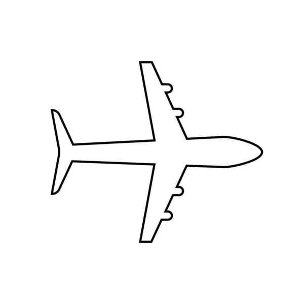 Aeroplano Logo Stock Illustrazione Design — Vettoriale Stock