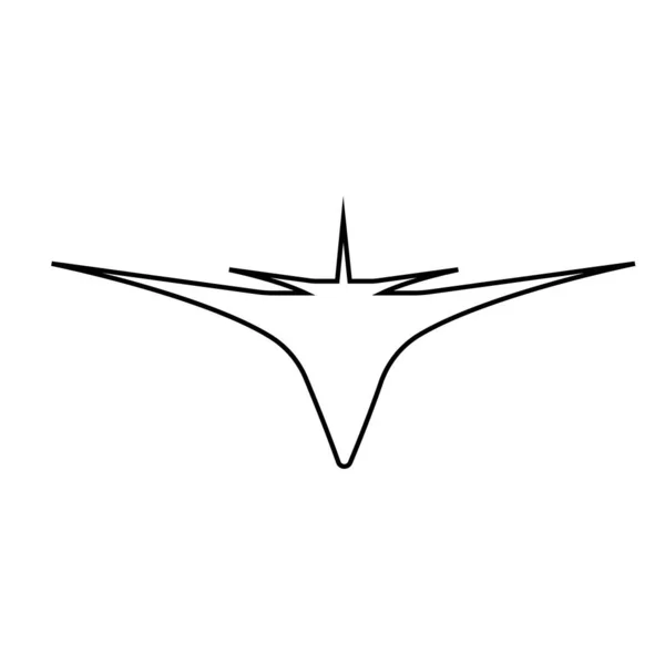 Дизайн Ілюстрації Логотипу Літака — стоковий вектор