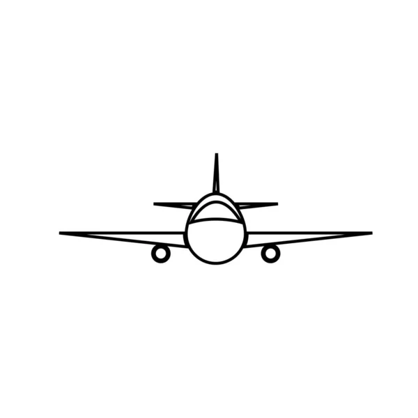 Flygplan Logotyp Stock Illustration Design — Stock vektor